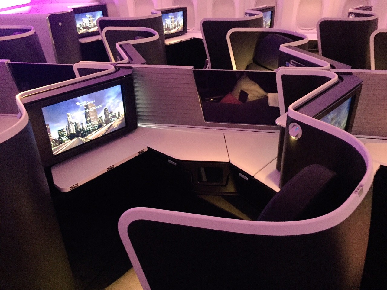 Vistazo exclusivo:debuta en la clase ejecutiva internacional de Virgin Australia 